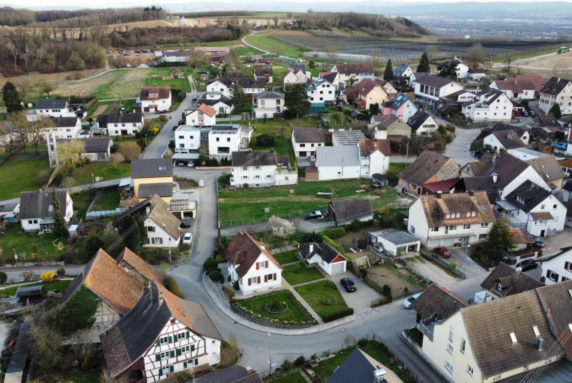 Blick über Huttingen/ Umgebung