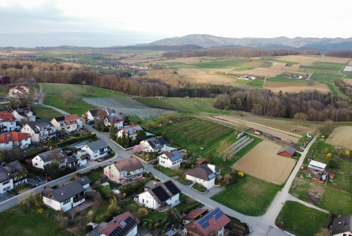 Blick über Huttingen/ Umgebung