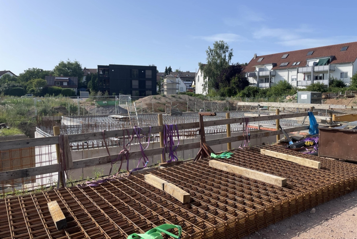 Baustelle im Juni 2025