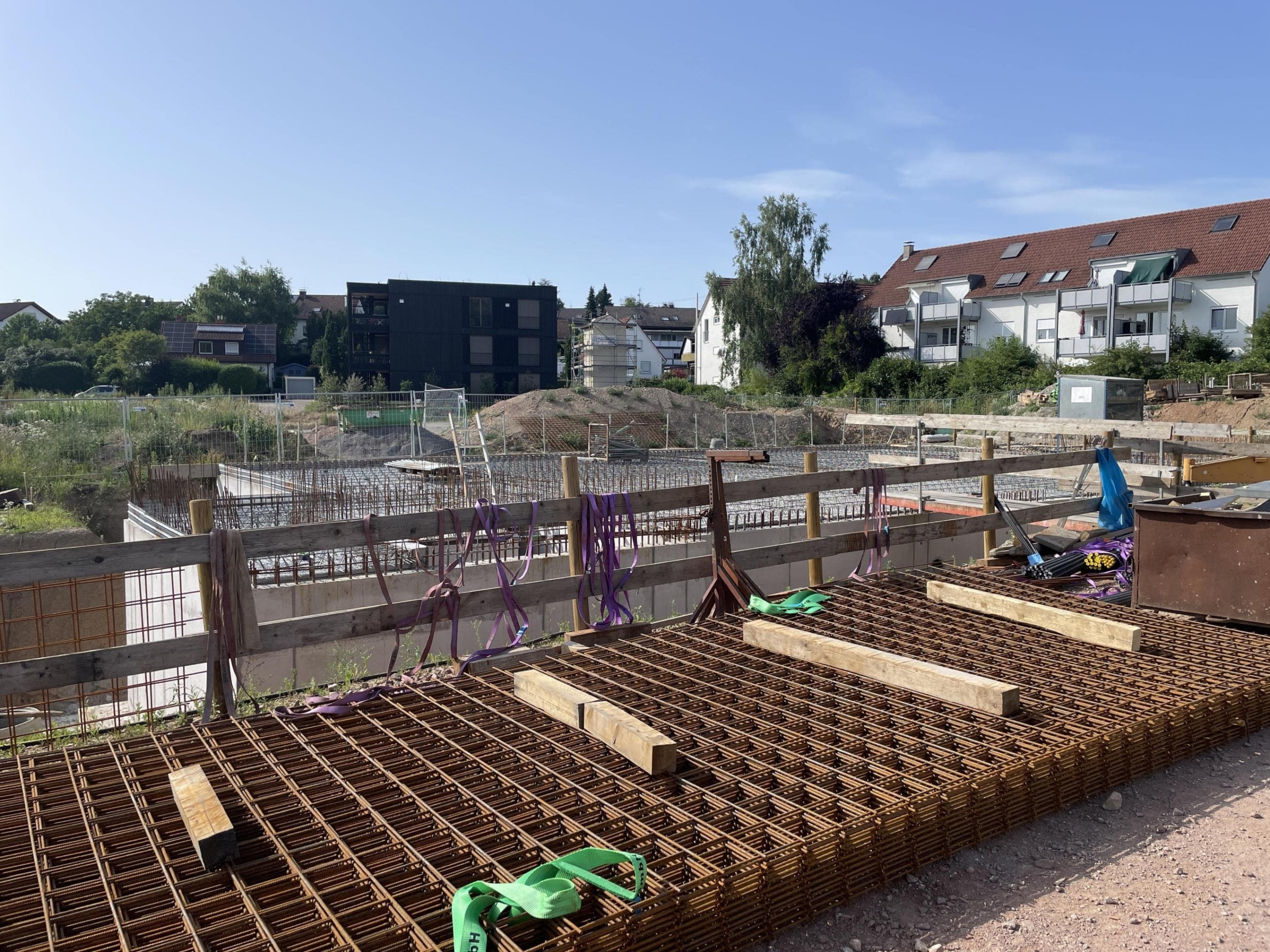 Baustelle im Juni 2025