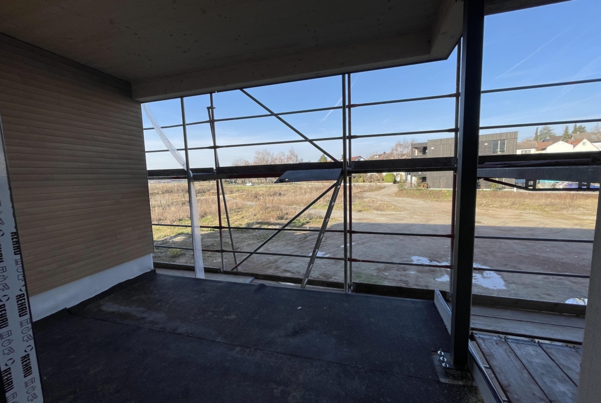 überdachter Westbalkon