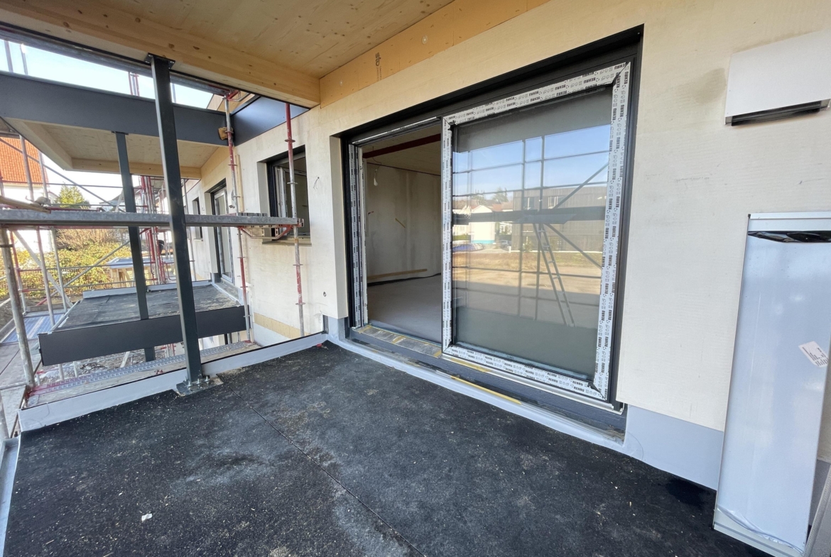 überdachter Westbalkon