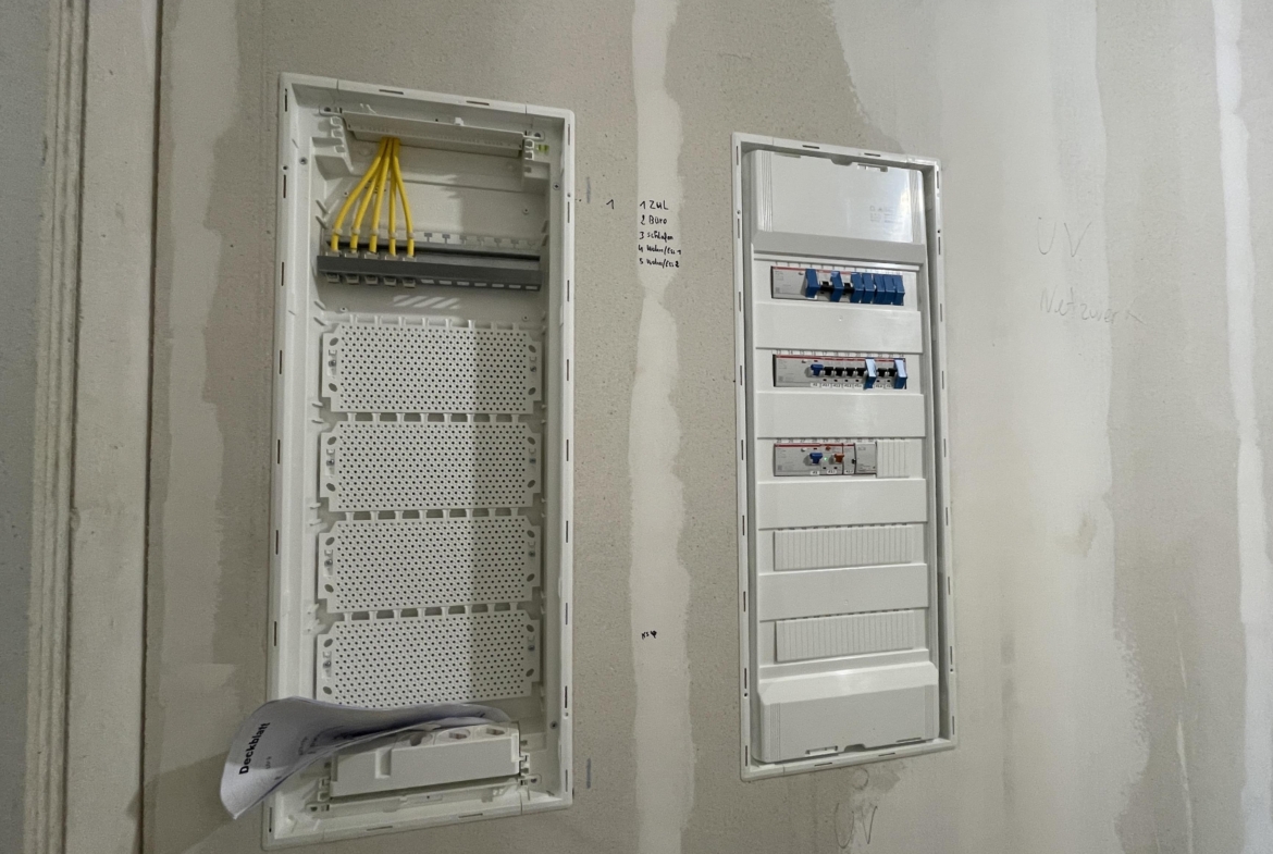 Internetverteiler und Sicherungen