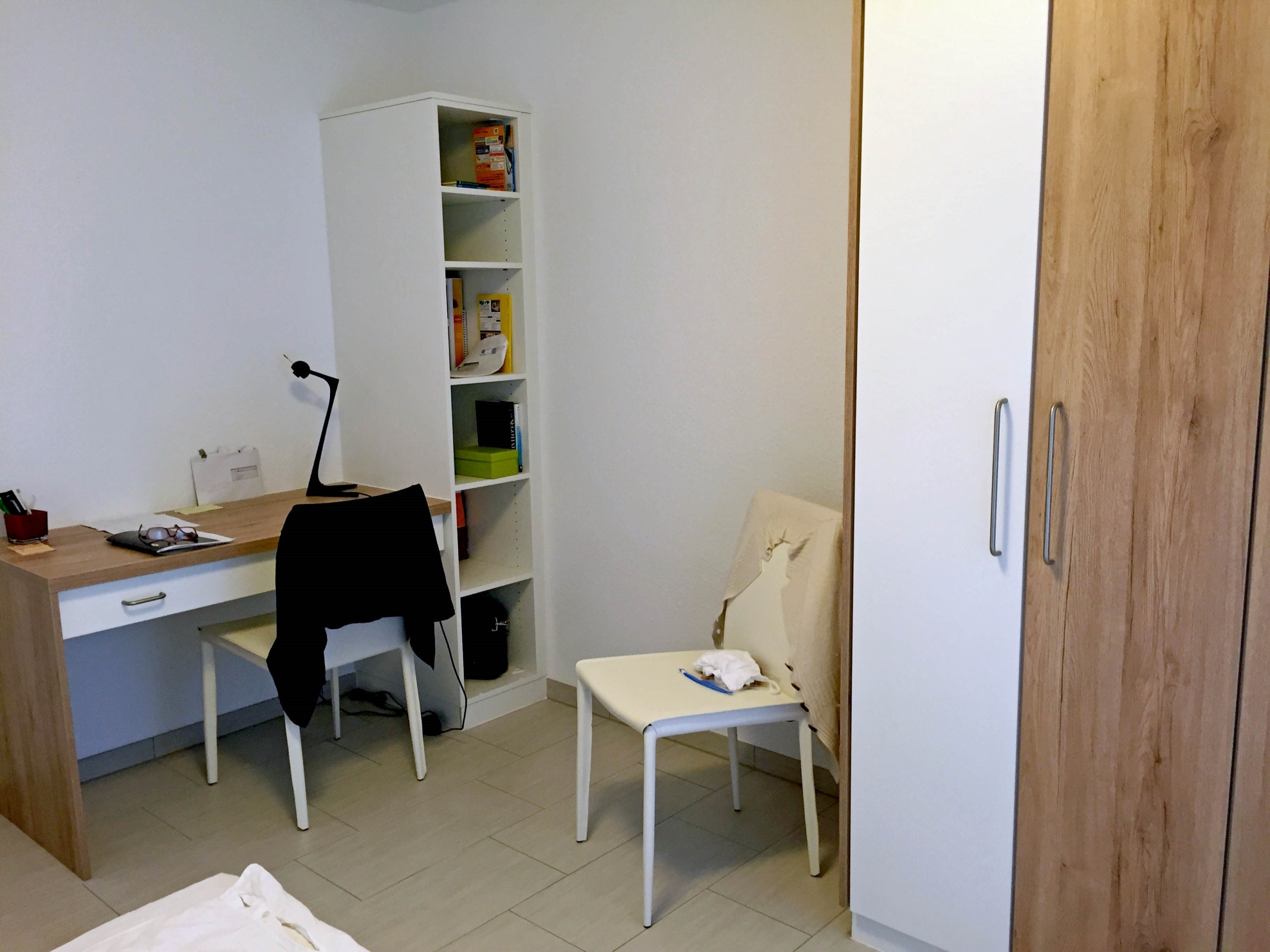 Arbeitsecke im Schlafzimmer