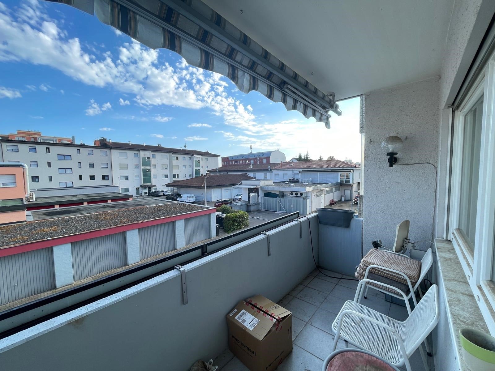 Balkon mit Ausrichtung Süden zur Hofseite